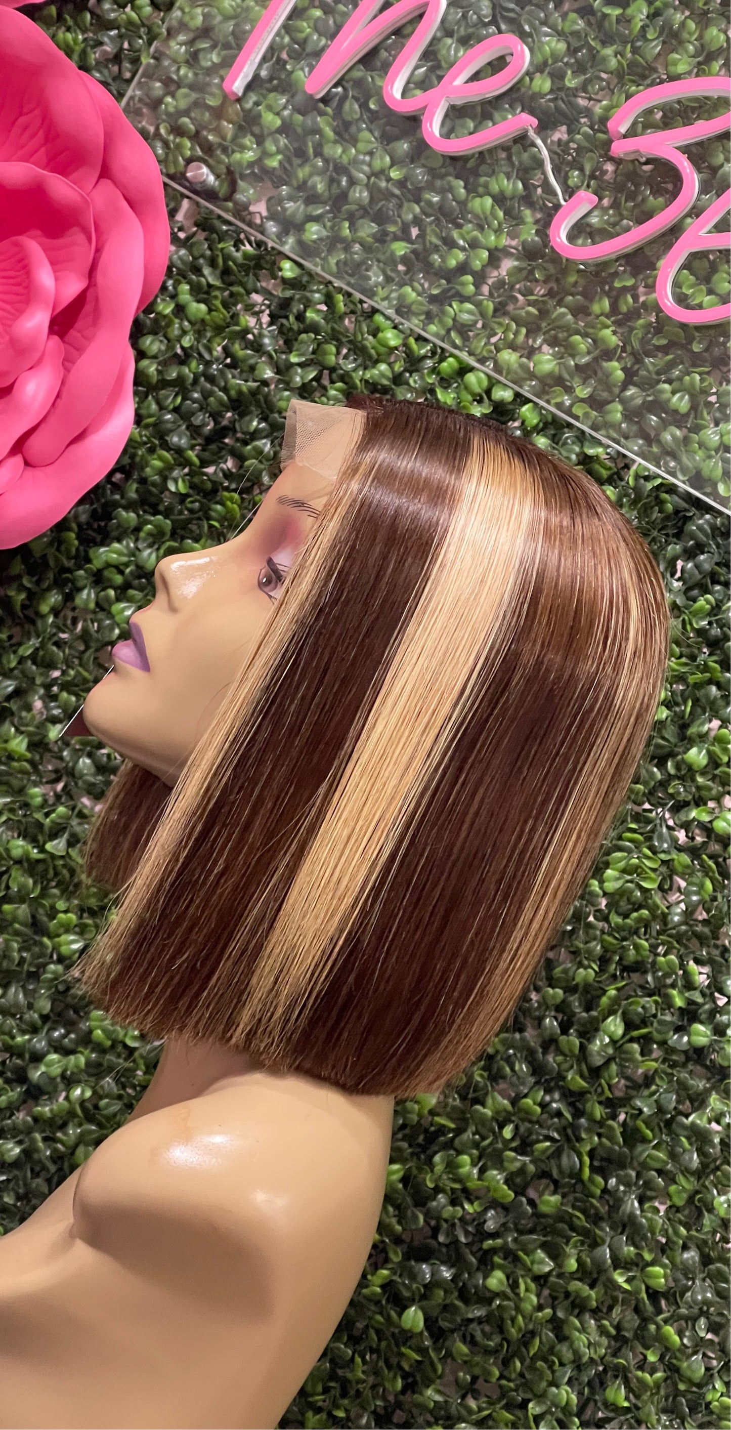Highlight Closure Bob Wig