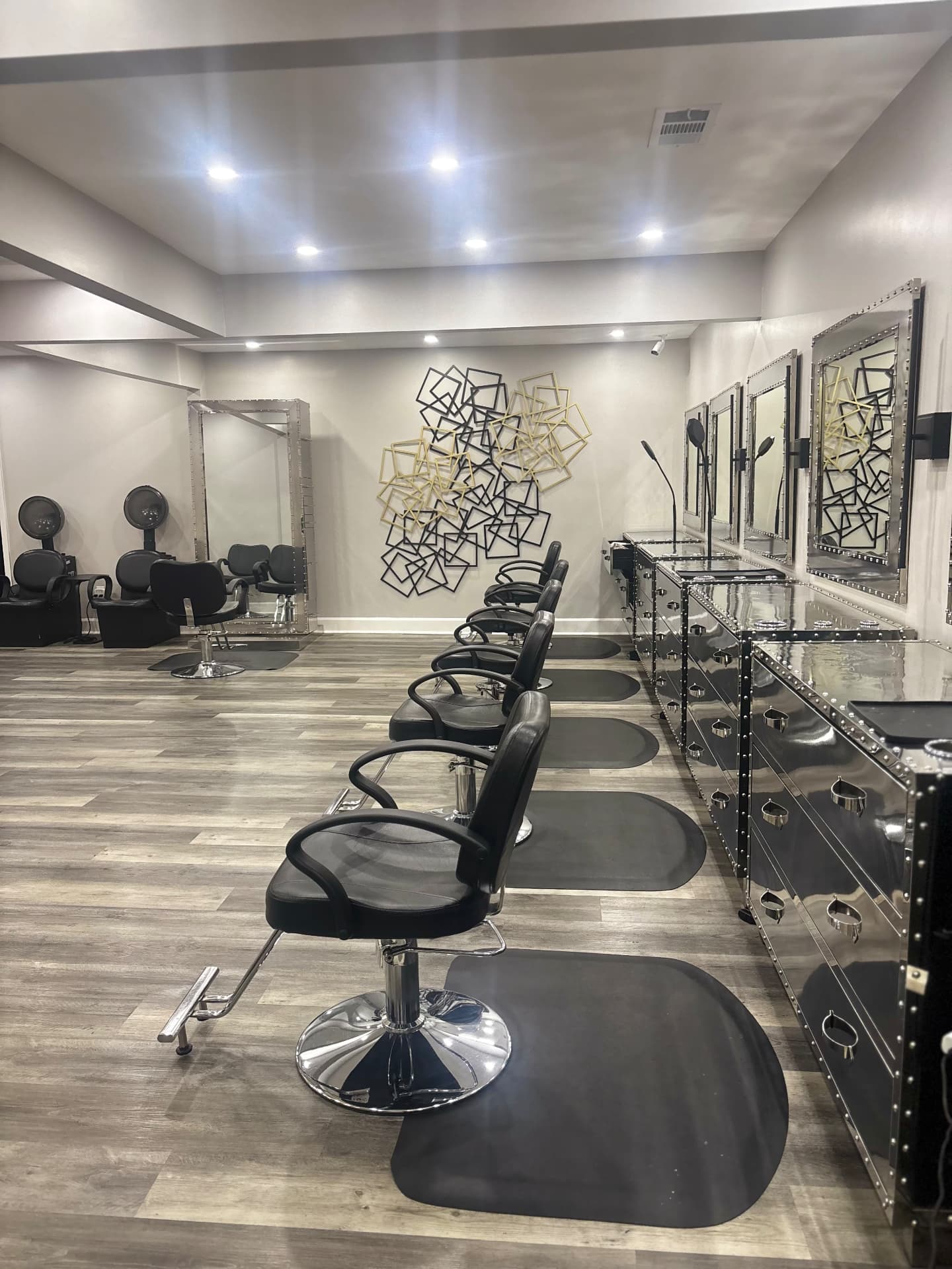 Inside 360 Hair Lounge in Monroe, Georgia
